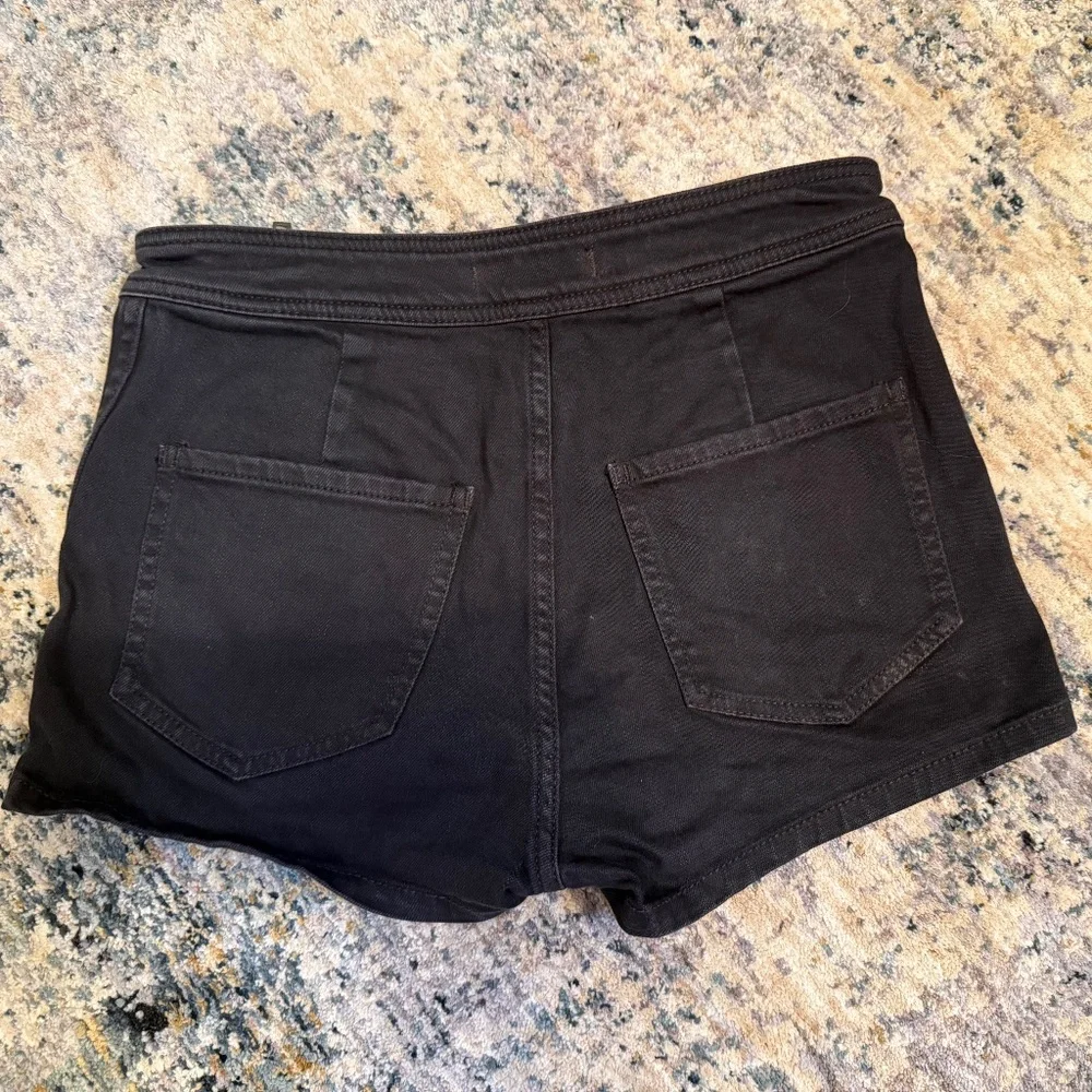 Free People Be Mine Black Denim Short W26